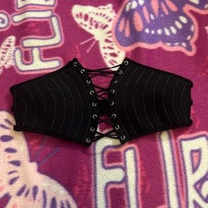 thistle and spire lace up corset bra